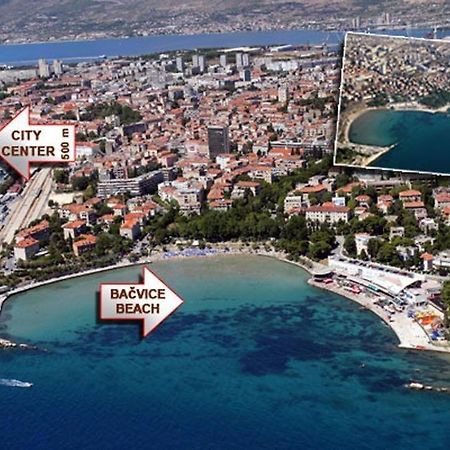 Apartman Bacvice Apartment Split Bagian luar foto